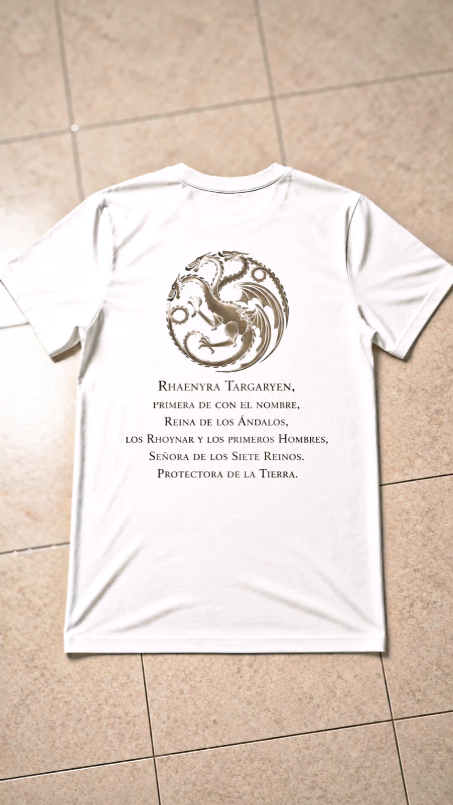 Camisa Sublimada Rhaenyra Targaryen – Diseño Premium Doble Cara miniatura 2